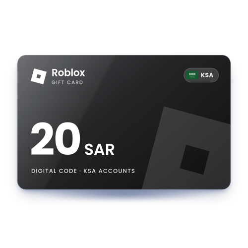 Roblox Gift Card 20 SAR - KSA Store