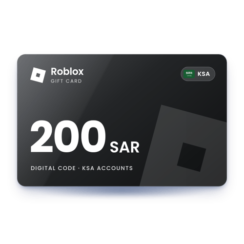 Roblox Gift Card 200 SAR - KSA Store