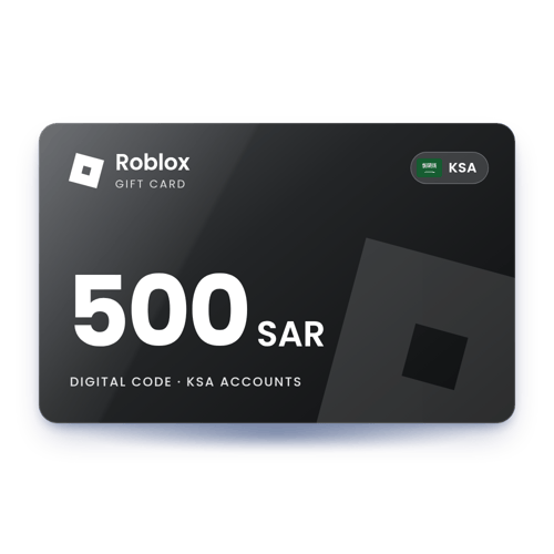 Roblox Gift Card 500 SAR - KSA Store