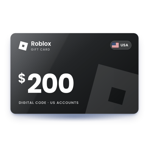 Roblox Gift Card $200 - USA Store
