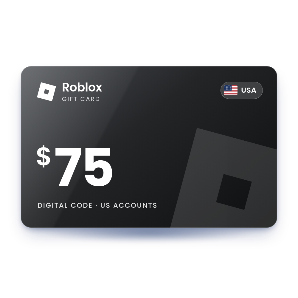 Roblox Gift Card 75 USD (USA)