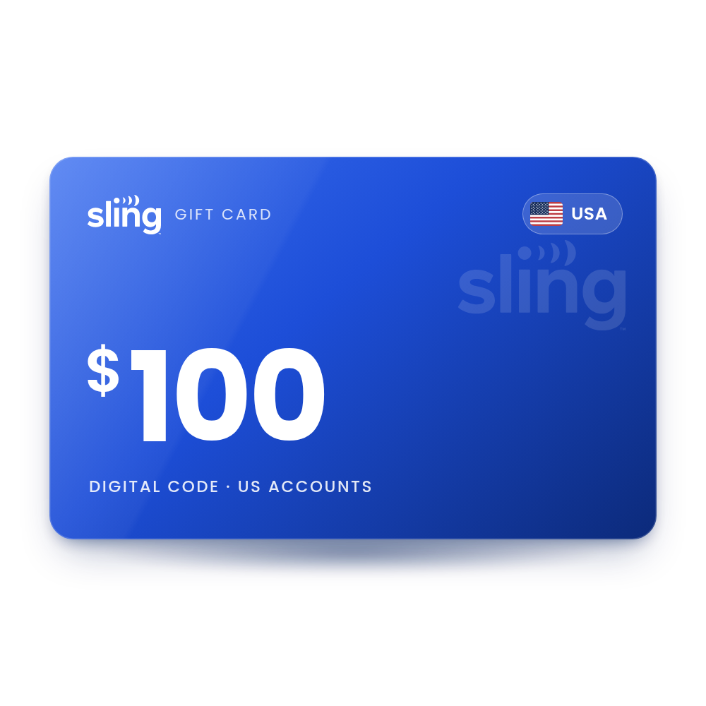 Sling TV Gift Card 100 USD (USA)