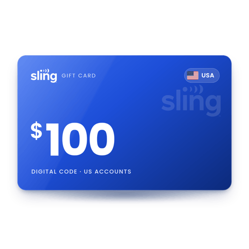 Sling TV Gift Card $100 - USA Store