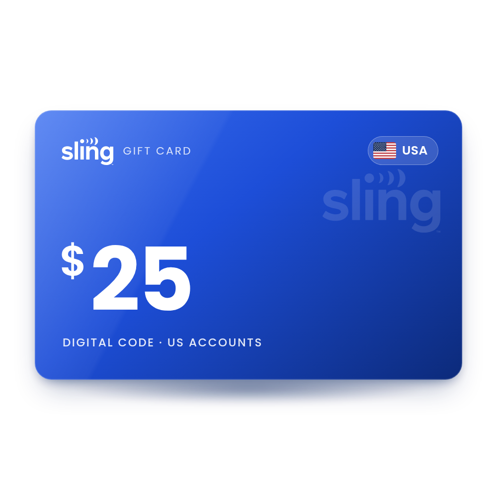 Sling TV Gift Card 25 USD (USA)
