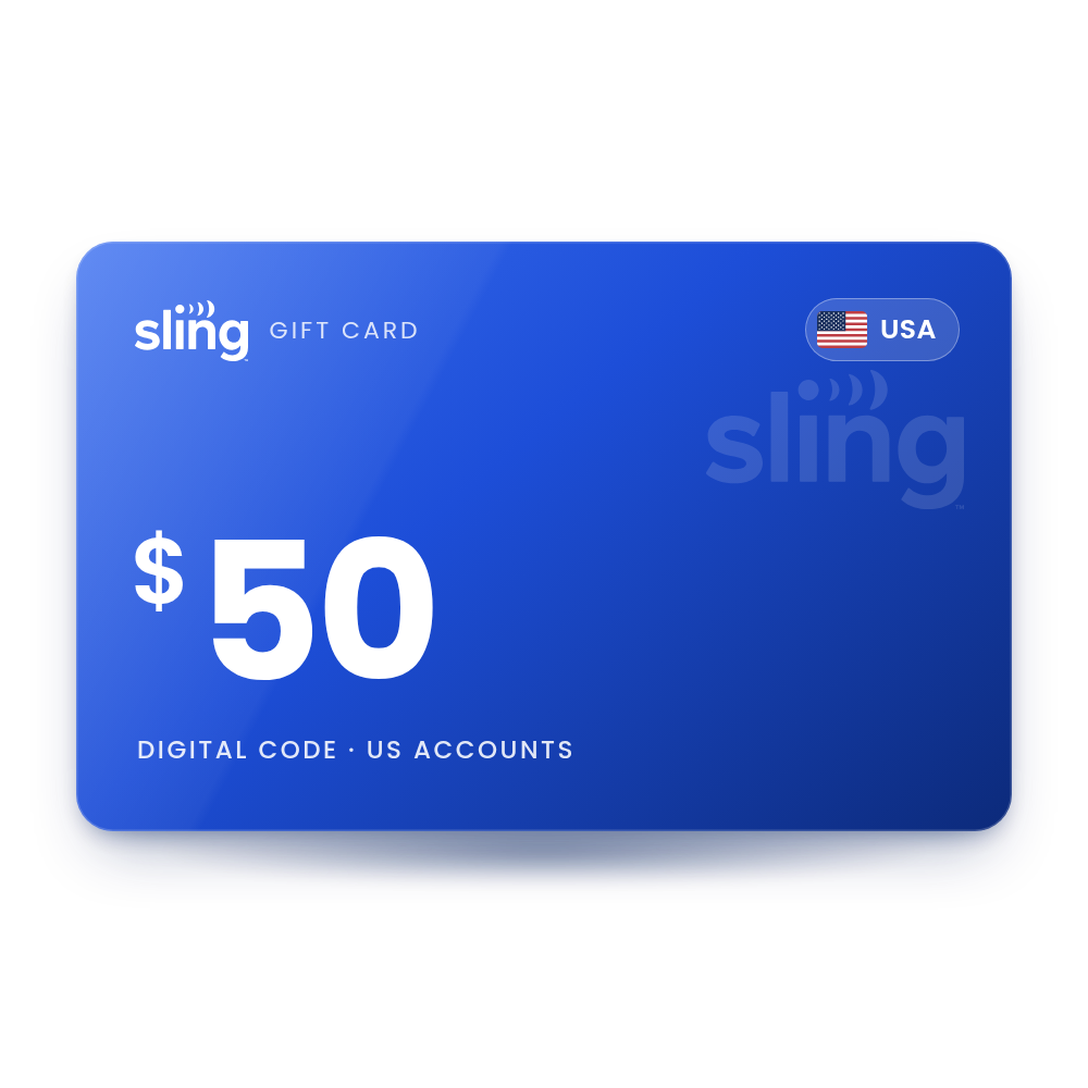 Sling TV Gift Card 50 USD (USA)