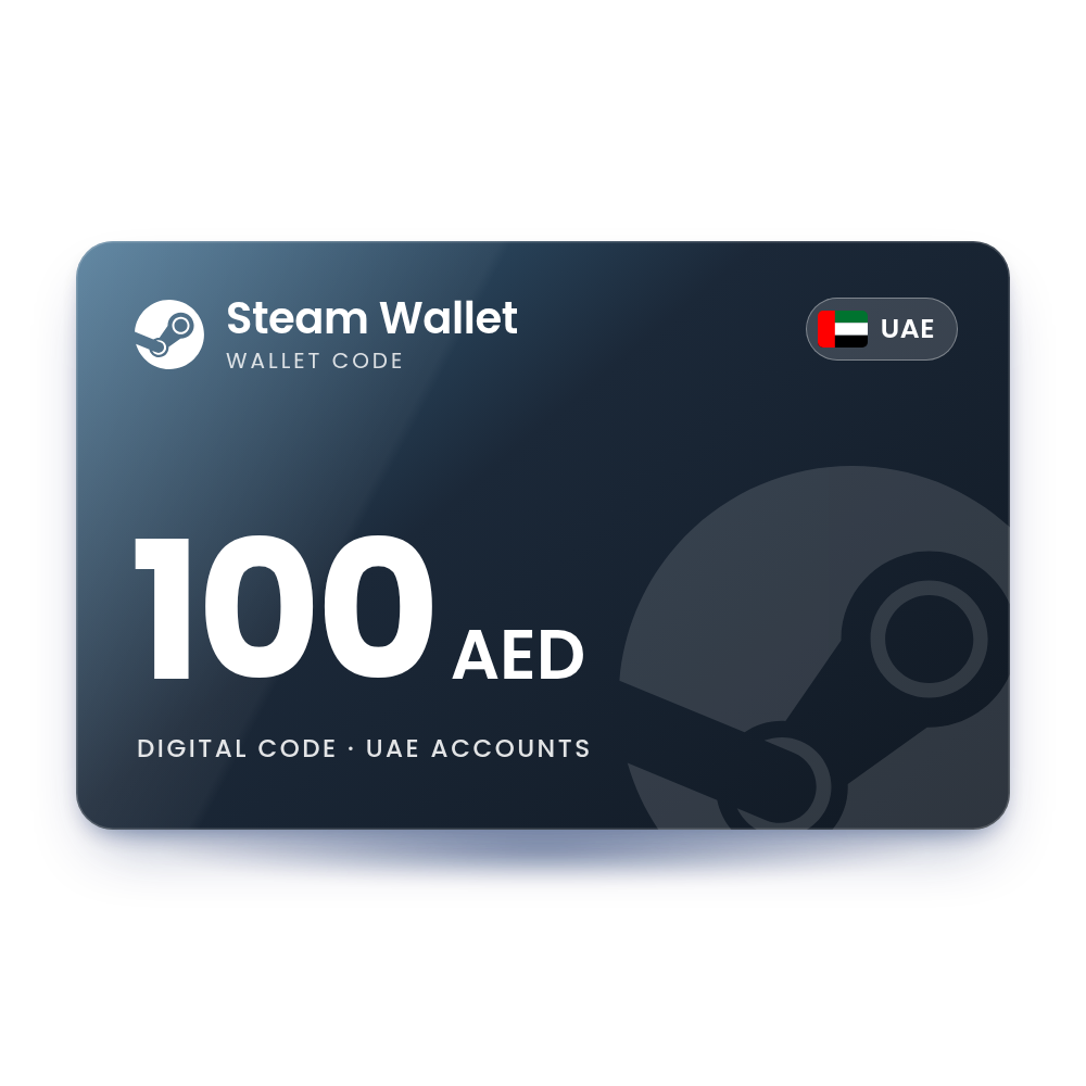 Steam Wallet Card 100 AED (UAE)
