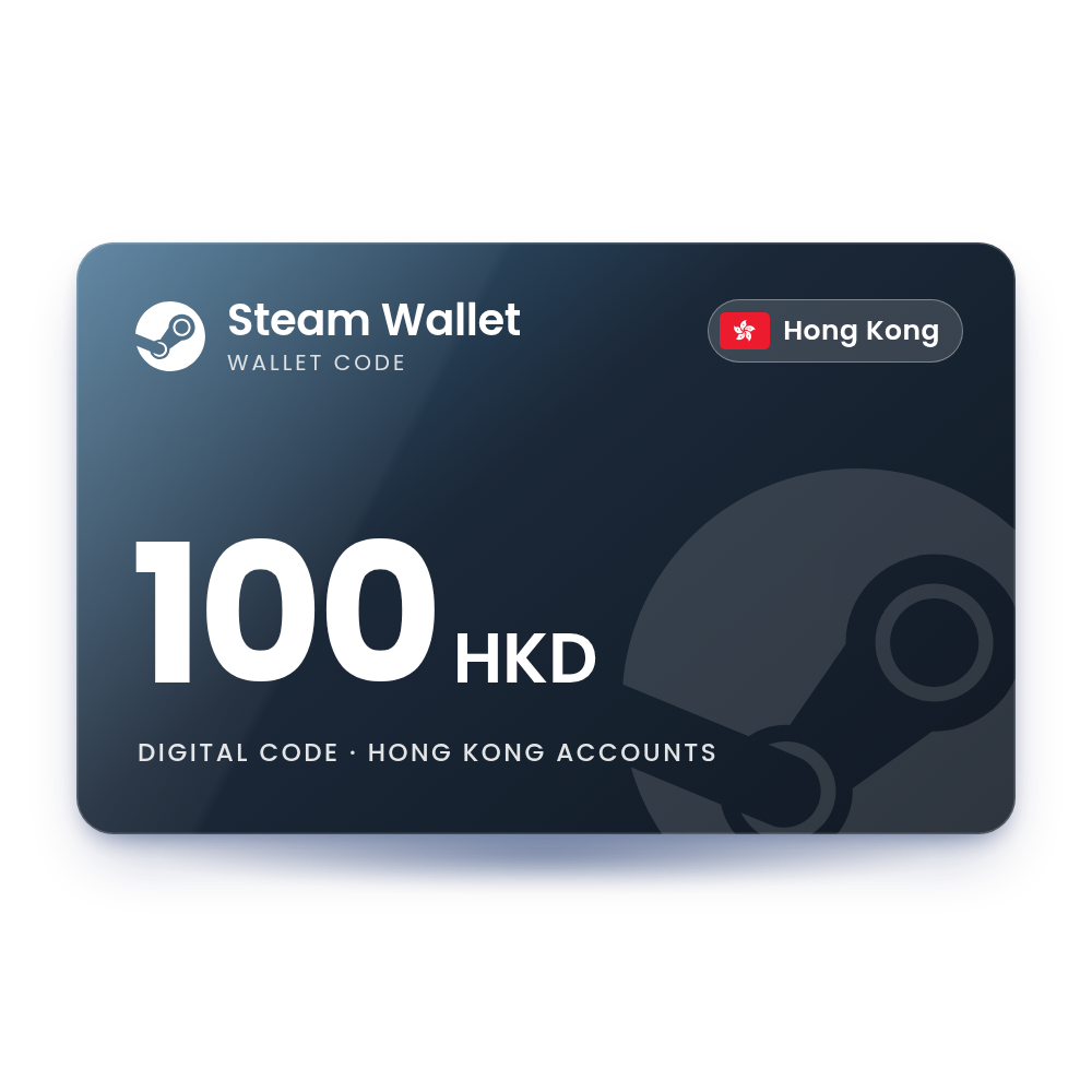 Steam Wallet Card 100 HKD (Hong Kong)