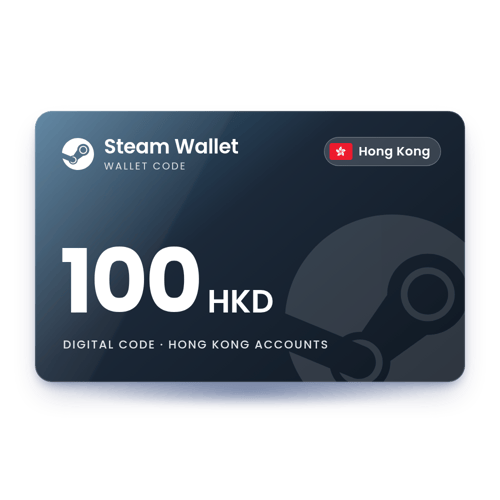 Steam Wallet 100 HKD - Hong Kong Store