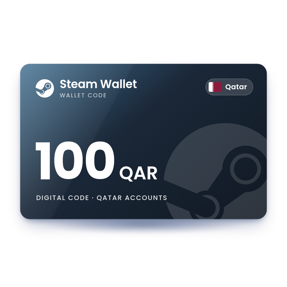 Steam Wallet Card 100 QAR (Qatar)