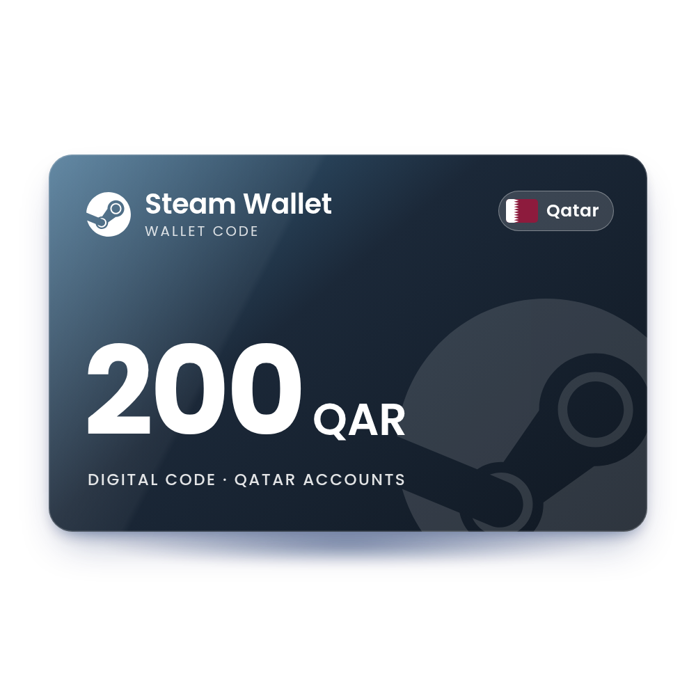 Steam Wallet Card 200 QAR (Qatar)