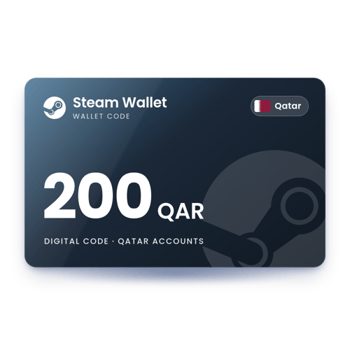 Steam Wallet 200 QAR - Qatar Store