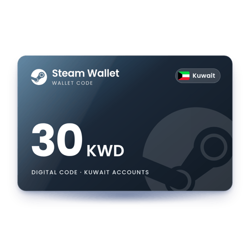 Steam Wallet 30 KWD - Kuwait Store