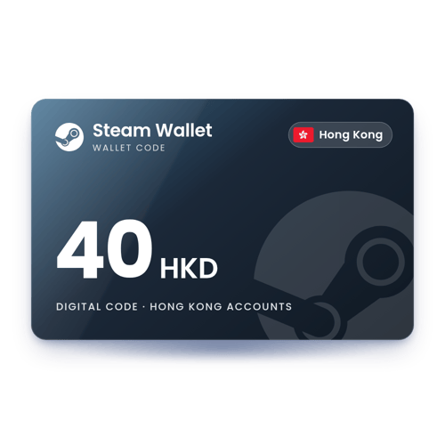 Steam Wallet 40 HKD - Hong Kong Store