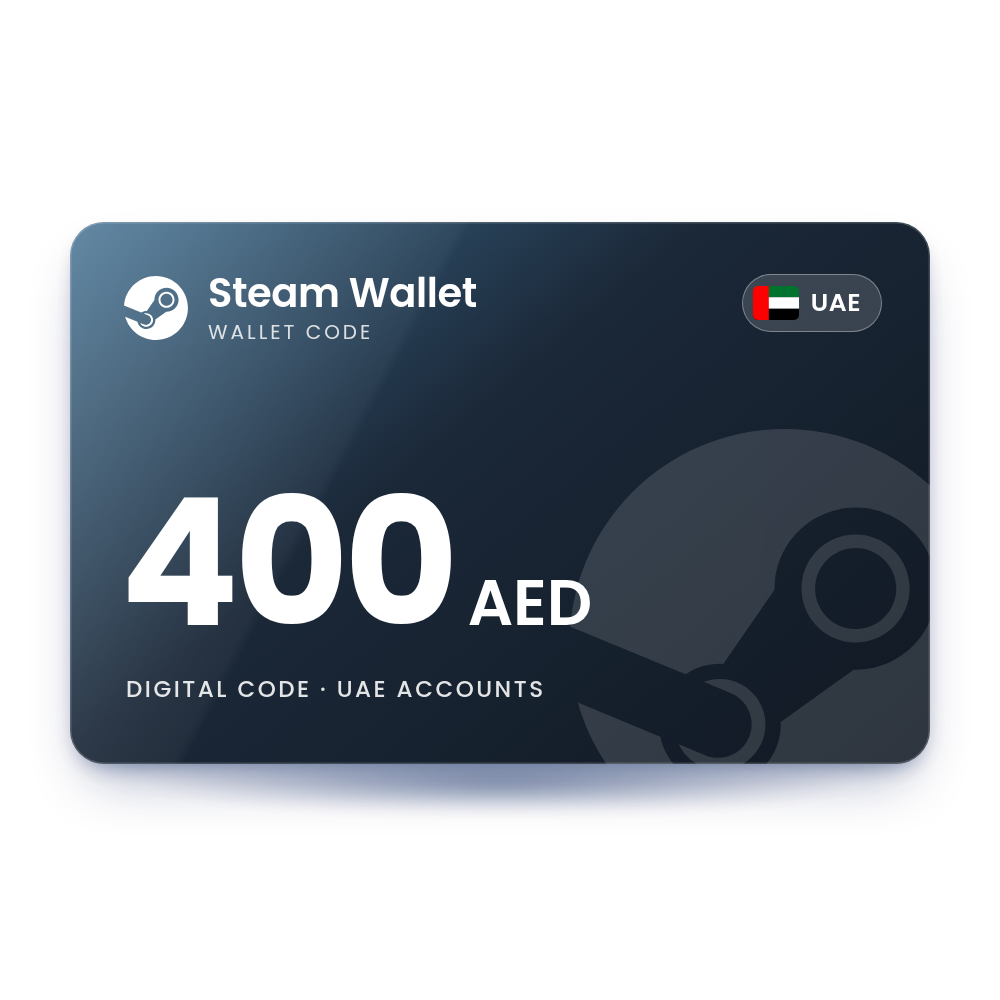 Steam Wallet Card 400 AED (UAE)