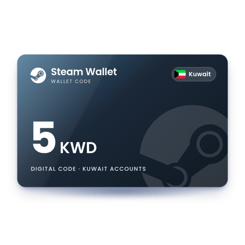 Steam Wallet 5 KWD - Kuwait Store