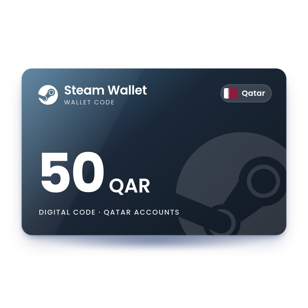 Steam Wallet Card 50 QAR (Qatar)