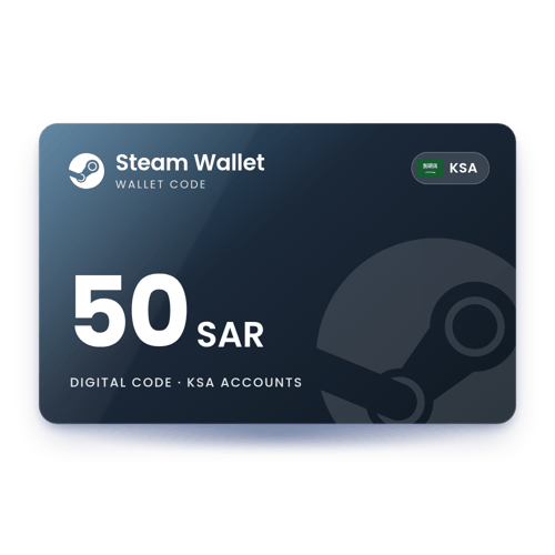 Steam Wallet 50 SAR - KSA Store