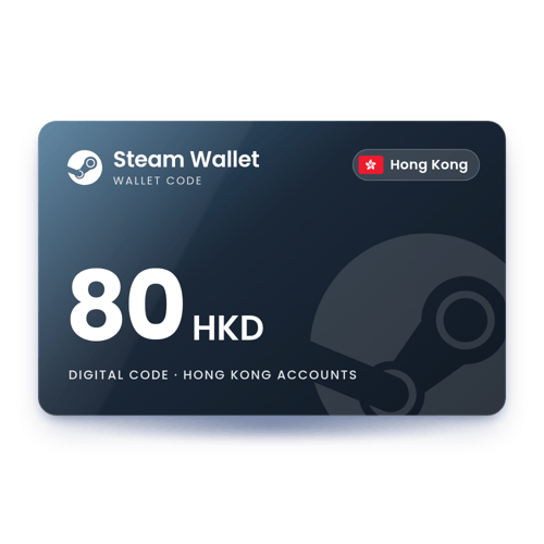 Steam Wallet 80 HKD - Hong Kong Store