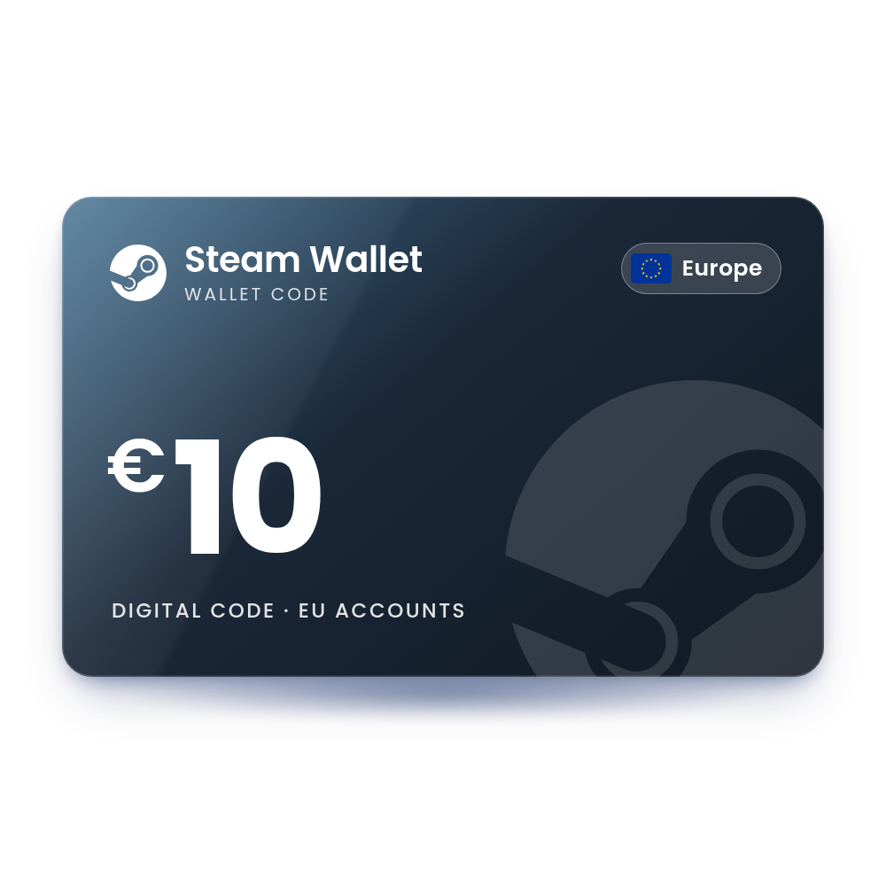 Steam Wallet Card 10 EUR (Europe)