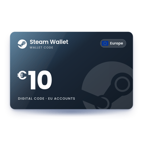 Steam Wallet €10 - Europe Store