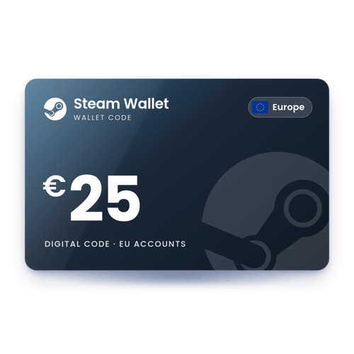 Steam Wallet €25 - Europe Store