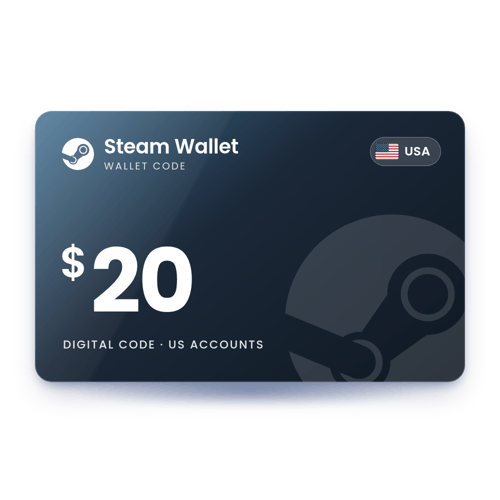 Steam Wallet $20 - USA Store