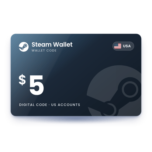 Steam Wallet $5 - USA Store