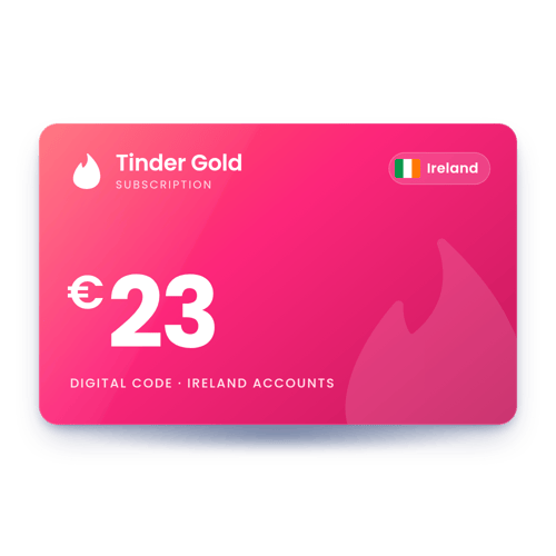 Tinder Gold €23 - Ireland Store