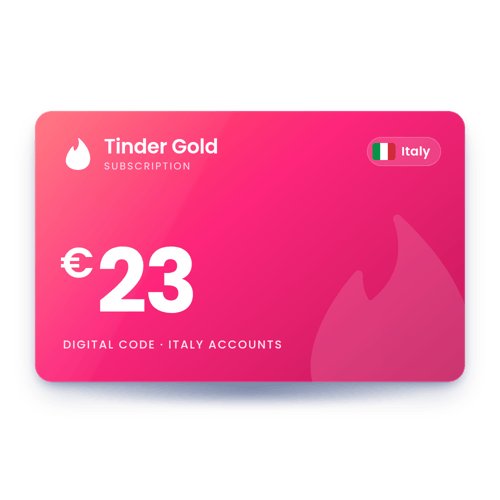 Tinder Gold €23 - Italy Store