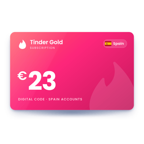 Tinder Gold €23 - Spain Store