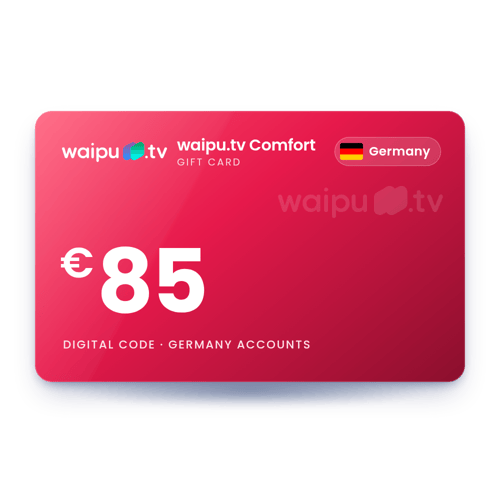 waipu.tv Comfort Gift Card €85 - Germany Store