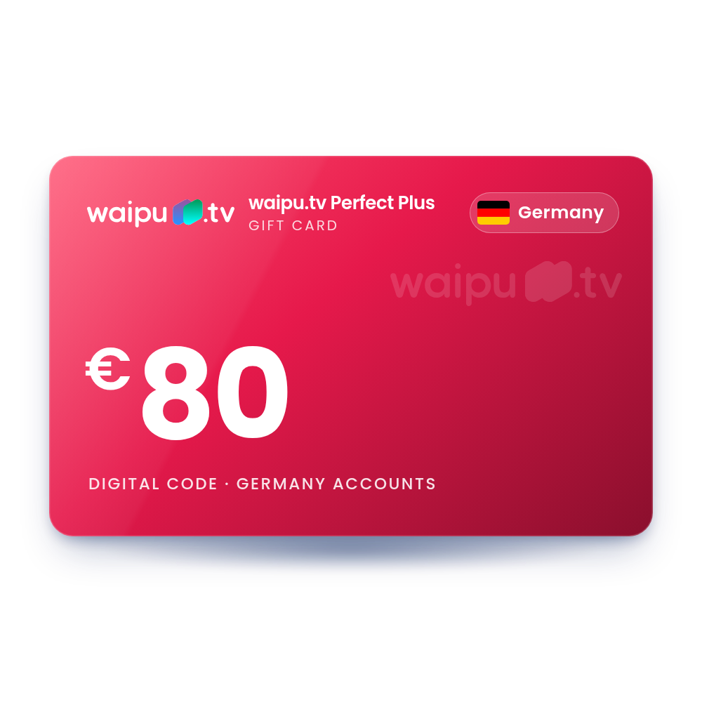 waipu.tv Perfect Plus Gift Card €80 (Germany)