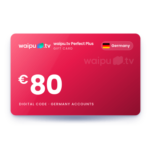waipu.tv Perfect Plus Gift Card €80 - Germany Store