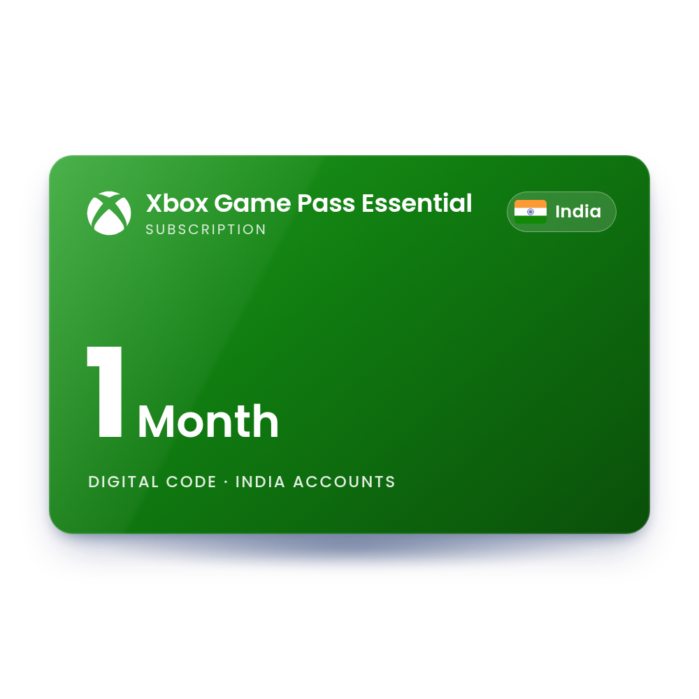 Xbox Game Pass Essential 1 Month (India)