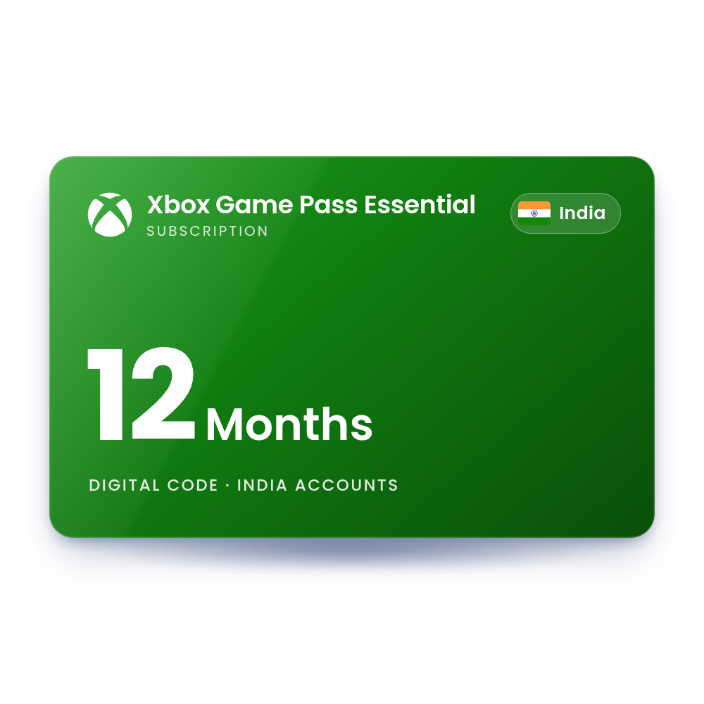 Xbox Game Pass Essential 12 Months (India)