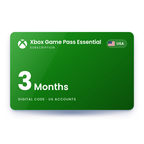 Xbox Game Pass Essential 3 Months - USA Store