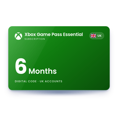 Xbox Game Pass Essential 6 Months - UK Store