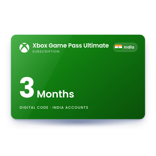 Xbox Game Pass Ultimate 3 Months - India Store