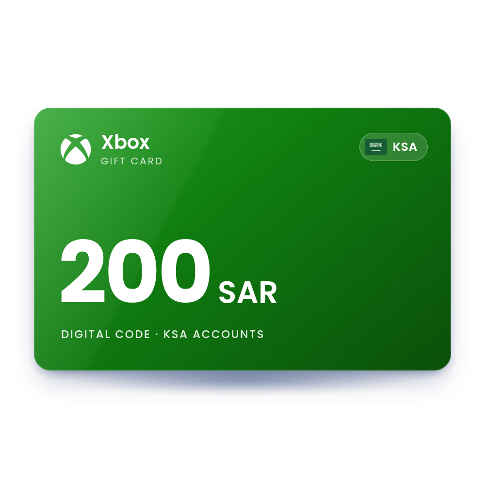 Xbox Gift Card 200 SAR (KSA)