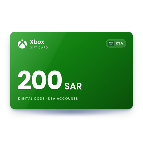 Xbox Gift Card 200 SAR - KSA Store