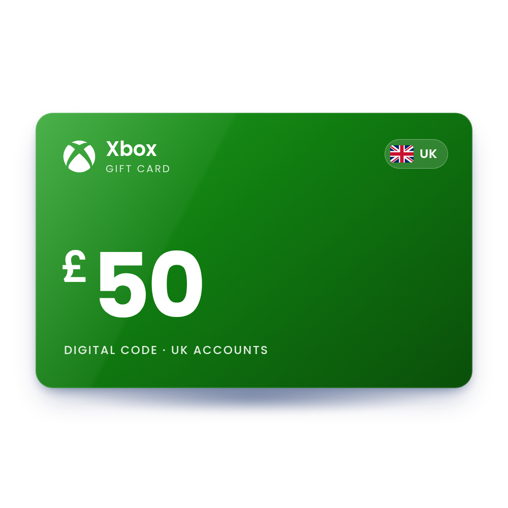 Xbox Gift Card 50 GBP (UK)