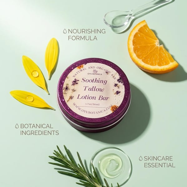 Handmade Nourishing Beef Tallow Lotion Bar