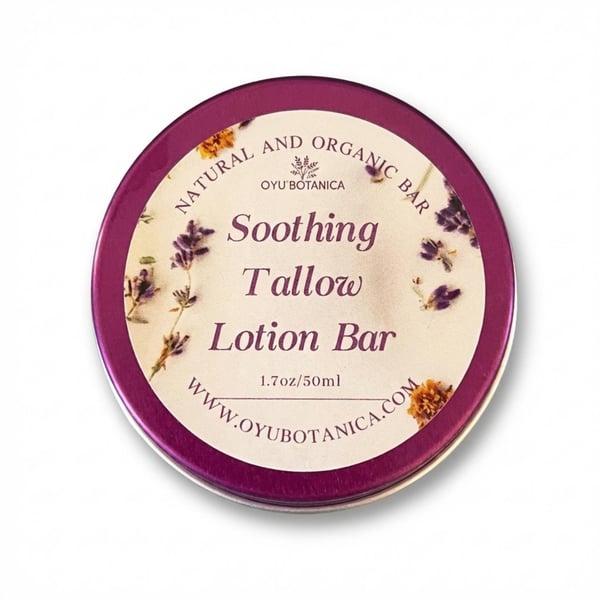 Handmade Nourishing Beef Tallow Lotion Bar 5