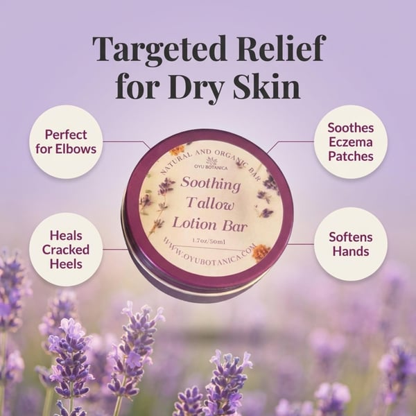 Handmade Nourishing Beef Tallow Lotion Bar 6