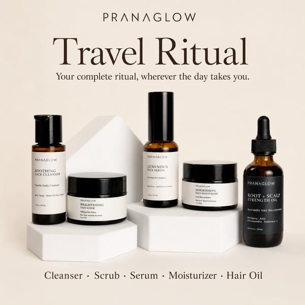Travel Skincare & Scalp Care Set – TSA Friendly