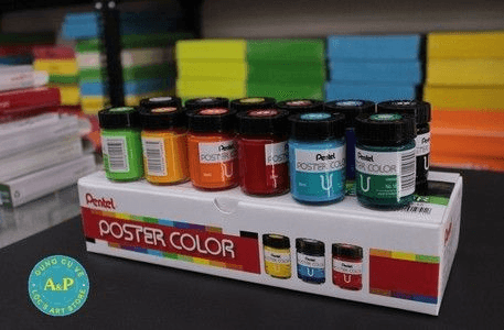 Những lưu ý khi sử dụng màu poster