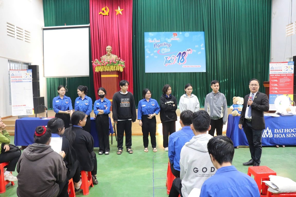 HSU đồng hành THPT Điểu Cải: tăng cơ hội nhận học bổng sớm 2026 lên đến 70%
