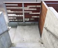 Preview of Arnstein Courtyard - Image 3: Wood, ipe fence, concrete wall, concrete steps, entry.