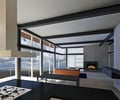 Preview of Casa Nueva - Image 1: Collage, Poster, Apartment, Building, Housing, Indoors, Loft, Interior Design, structural steel, fireplace, great room, concete wall.