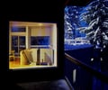 Preview of Cascades Lakehouse - Image 4: Banister, Handrail, Conifer, Flora, Plant, Tree, balcony, exterior glass.
